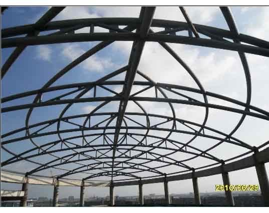 本溪中煤朔州宾馆管桁架工程
